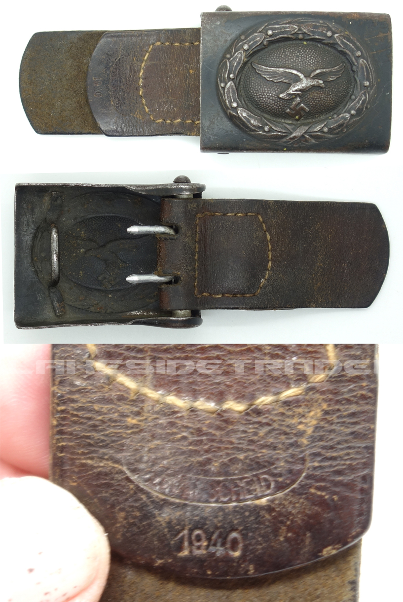 Tabbed Luftwaffe Belt Buckle