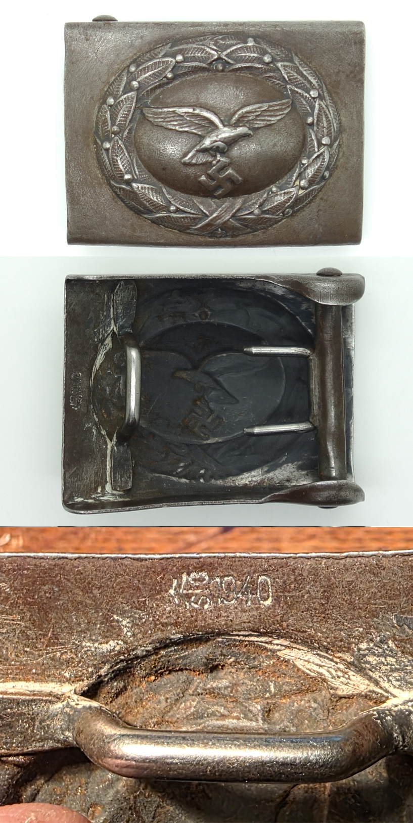 Luftwaffe Belt Buckle by Schmolle.1940