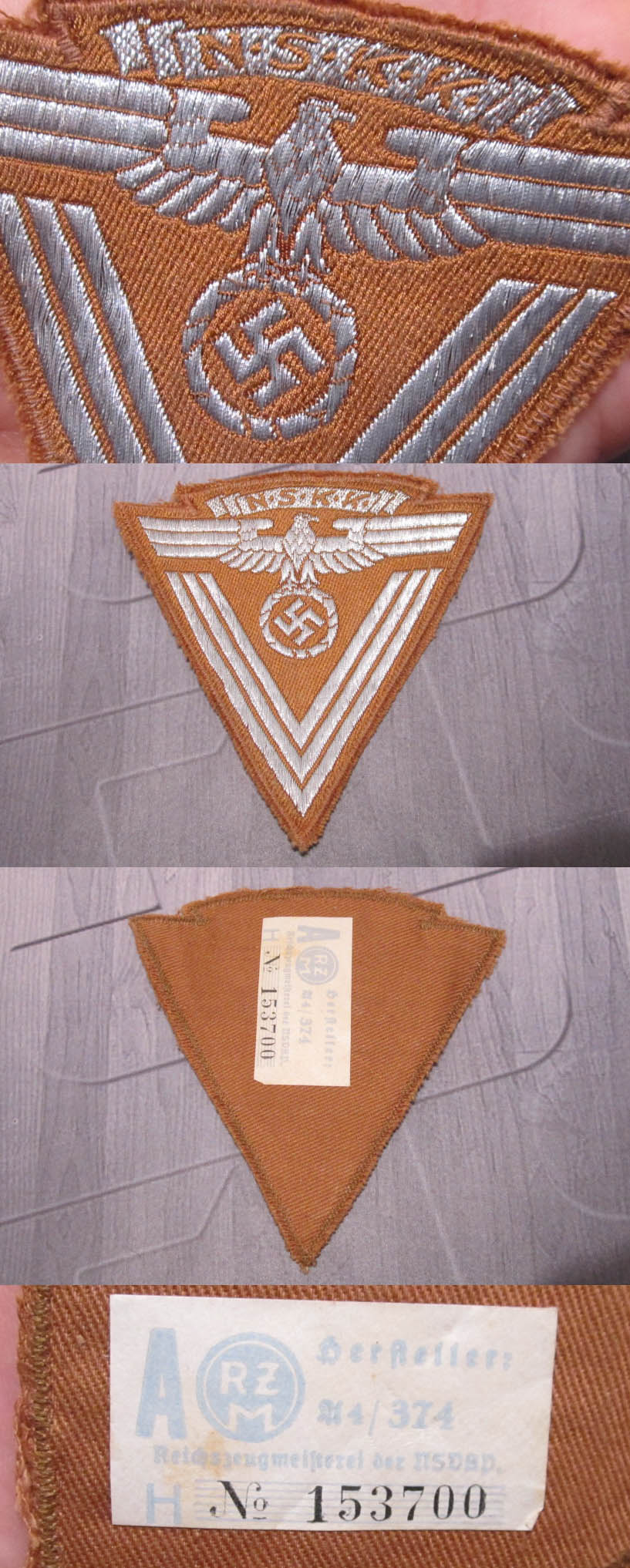 NSKK “Old Fighters”? Sleeve Eagle with Chevrons