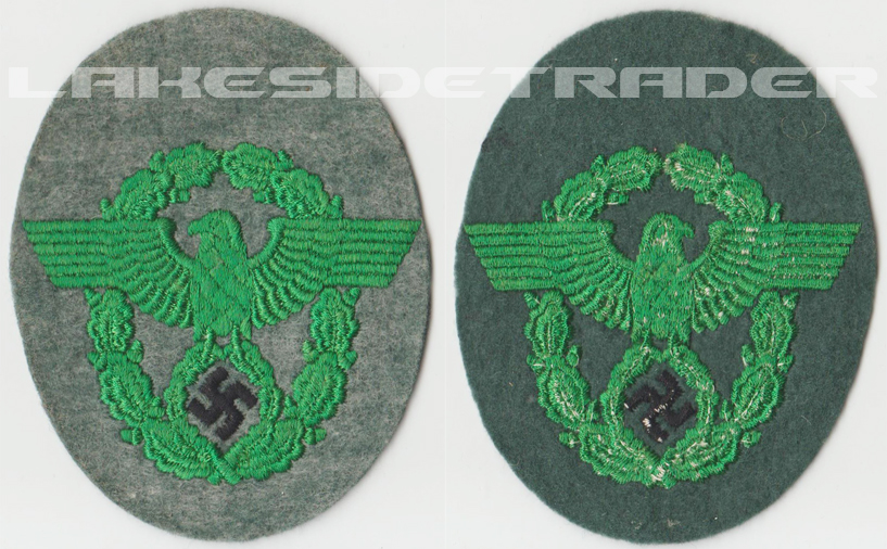 Truppenfarbe Police Sleeve Eagle