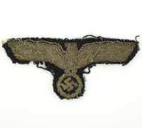 Army Panzer Officer Bullion Breast Eagle