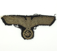 Army Panzer Officer Bullion Breast Eagle