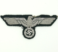 Army Panzer Officer Bullion Breast Eagle