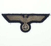  Panzer Officer Bullion Breast Eagle