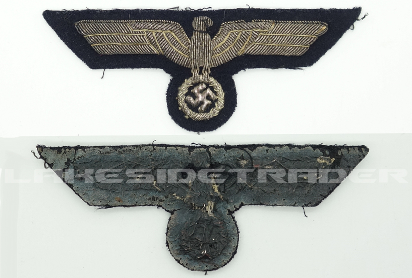  Panzer Officer Bullion Breast Eagle