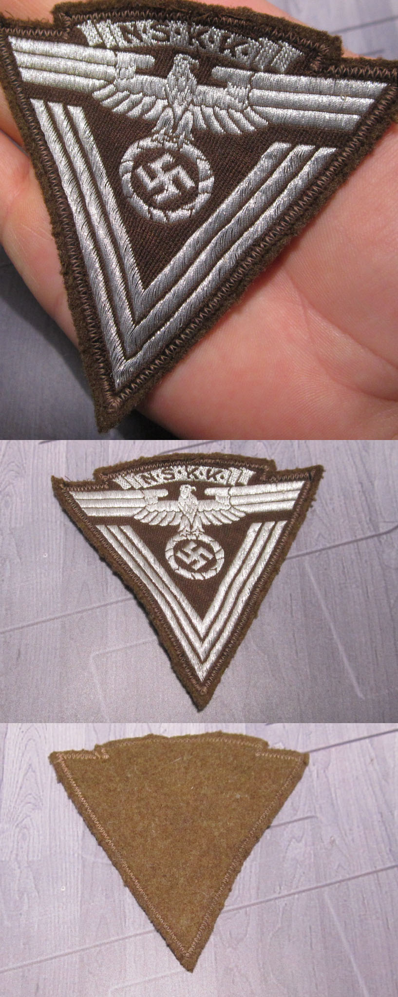 NSKK “Old Fighters” Sleeve Eagle with Chevrons