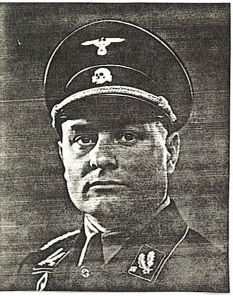 Signature of Richard Herrmann SS-Brigadeführer der Waffen-SS