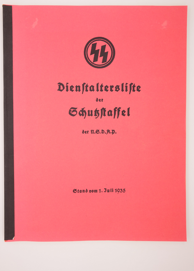 Dienstaltersliste der Schutzstaffel der NSDAP stand vom 1 Juli 1935