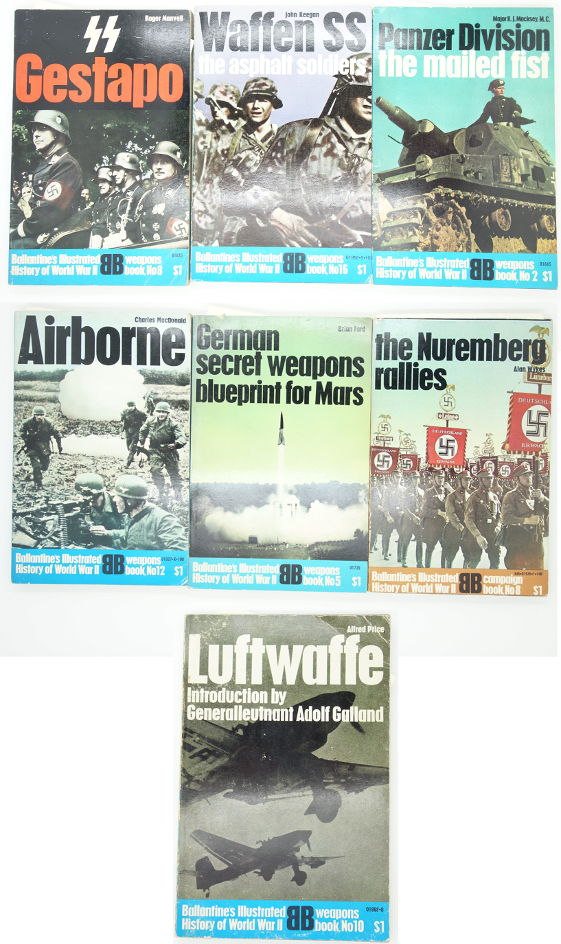 7 Ballantine Illustrated History of WWII series