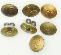 11 20mm Uniform Buttons