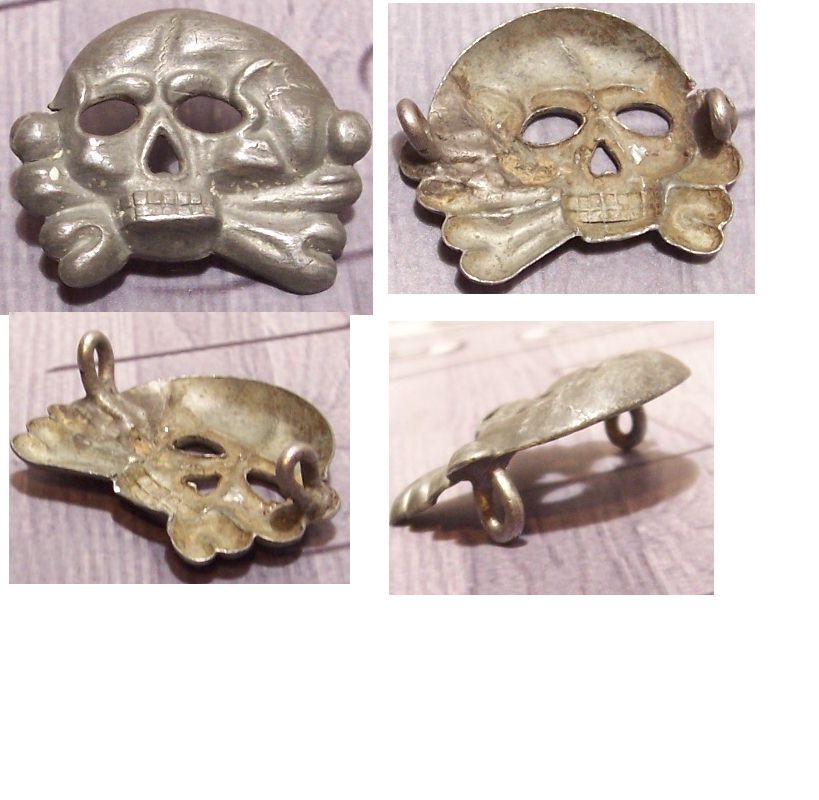 Allgemeine SS Kepi/Visor Cap Skull