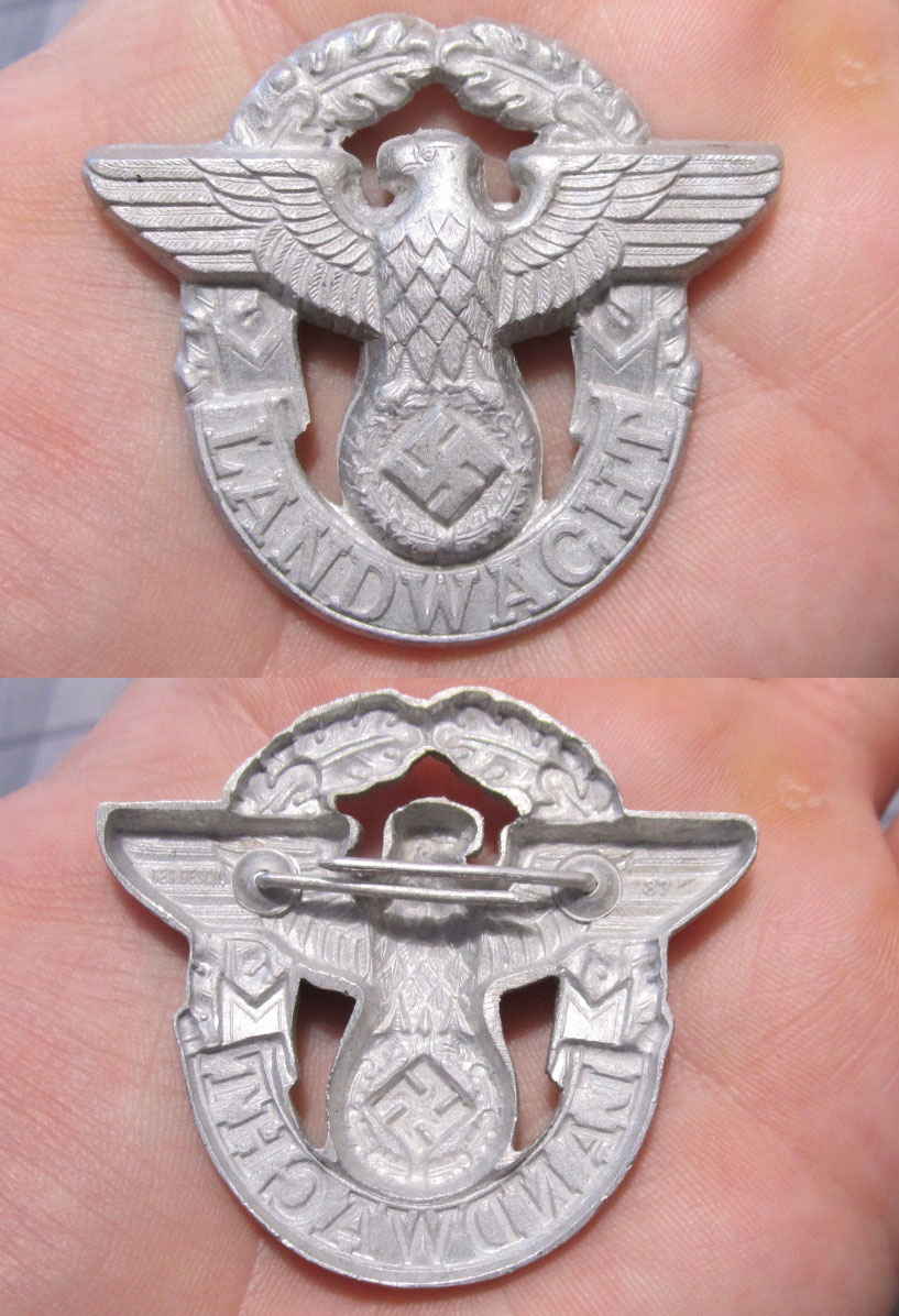 Rural Landwacht Police Cap Badge