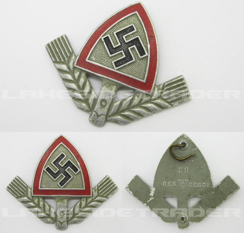 RAD EM Cap Badge by C.T.D 1939