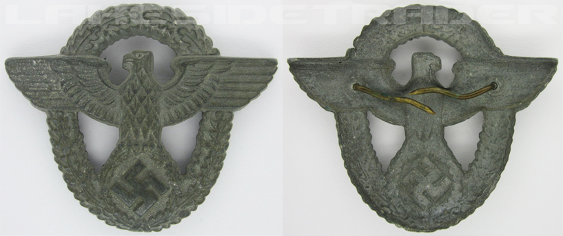 Police Visor Cap Badge