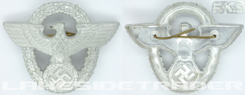 Police Cap Badge by F.K.S.