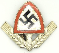 RAD Officer Cap Badge in Enamel