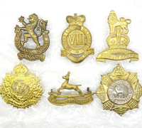 6 Canadian Cap Badges