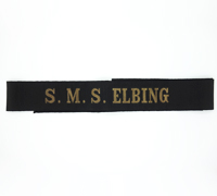 Imperial Navy S.M.S. Elbing Cap Tally