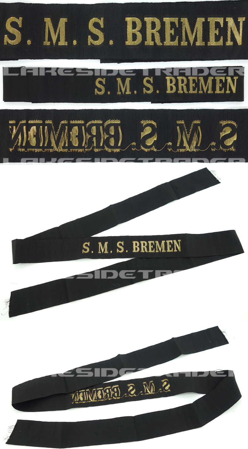 Imperial Navy S.M.S. Bremen Cap Tally