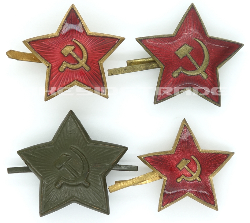 USSR - Four Star Cockade Cap Badges