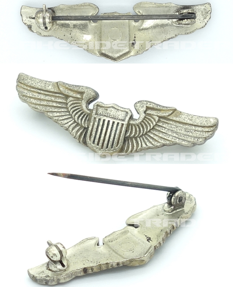 US, WW2 – Army Air Corps Pilot Hat Badge