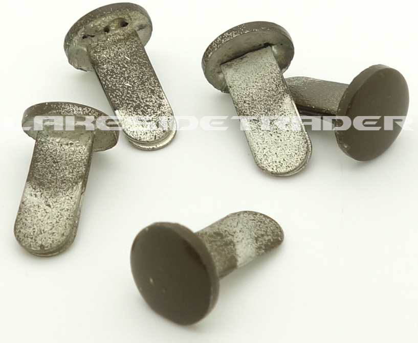 5 Japanese Type 90 Combat Helmet Rivets