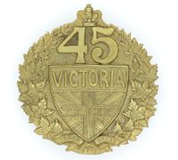 Canada - 45th Victoria Regiment Militia Cap Badge