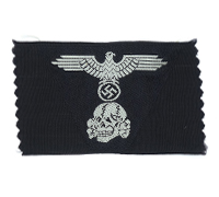 SS Panzer EM/NCO M43 Trapezoid Cap Insignia