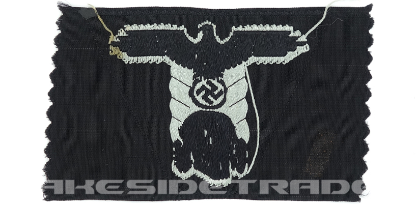 SS Panzer EM/NCO M43 Trapezoid Cap Insignia