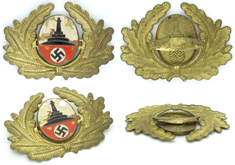DRKB Veterans Visor Cockade and Wreath