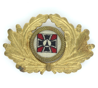 DRKB Veterans Visor Cockade and Wreath