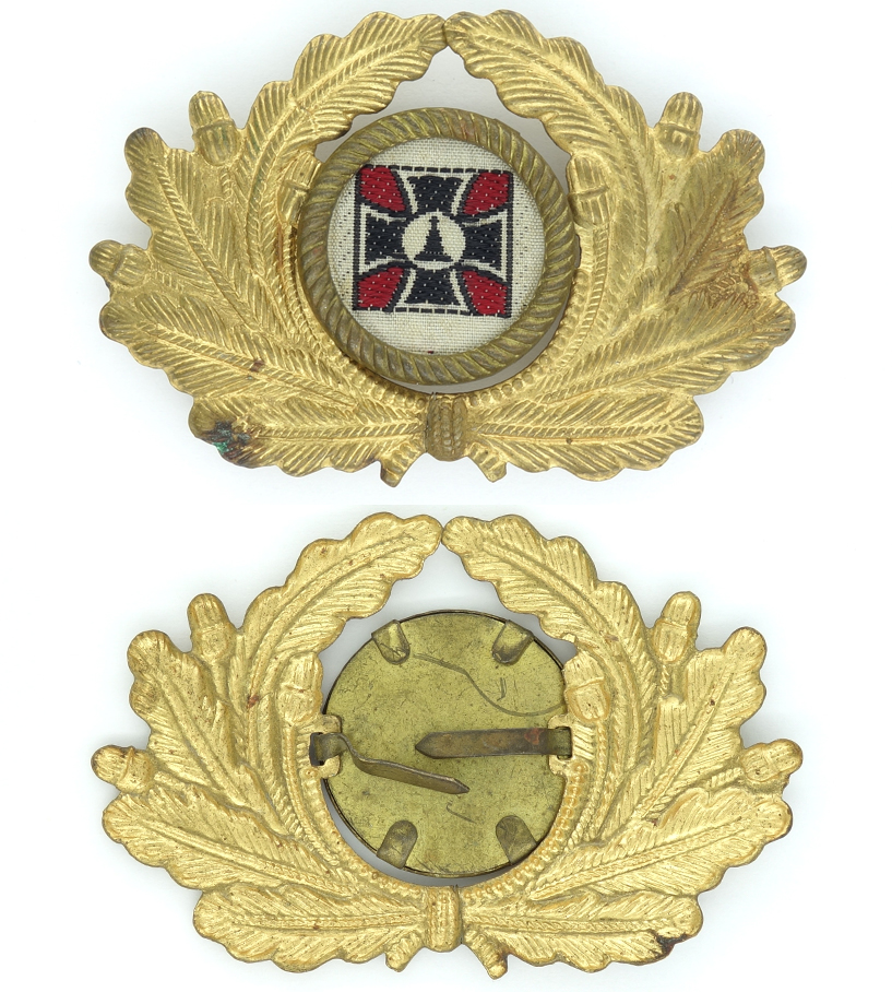 DRKB Veterans Visor Cockade and Wreath