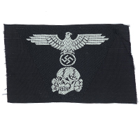 SS Panzer EM/NCO M43 Trapezoid Cap Insignia