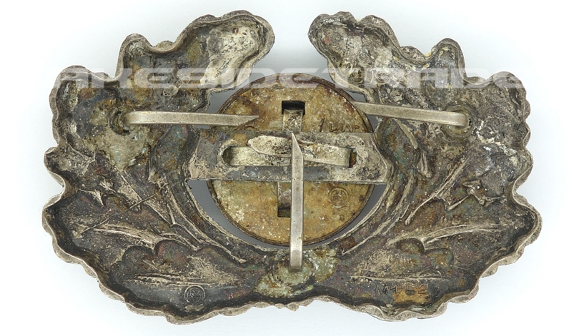 Rare - NSDAP/Army Wreath and Cockade by RZM M1/52