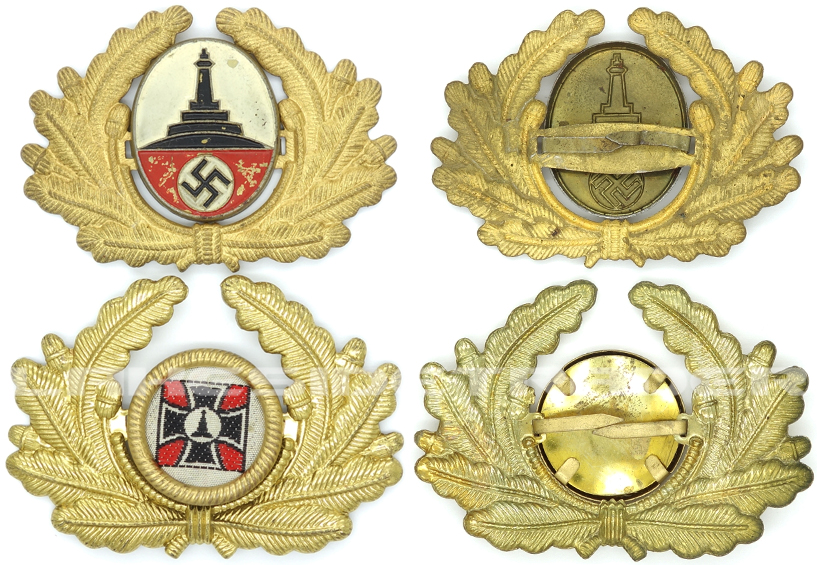 1. & 2. Form - DRKB Veterans Visor Cap Insignia