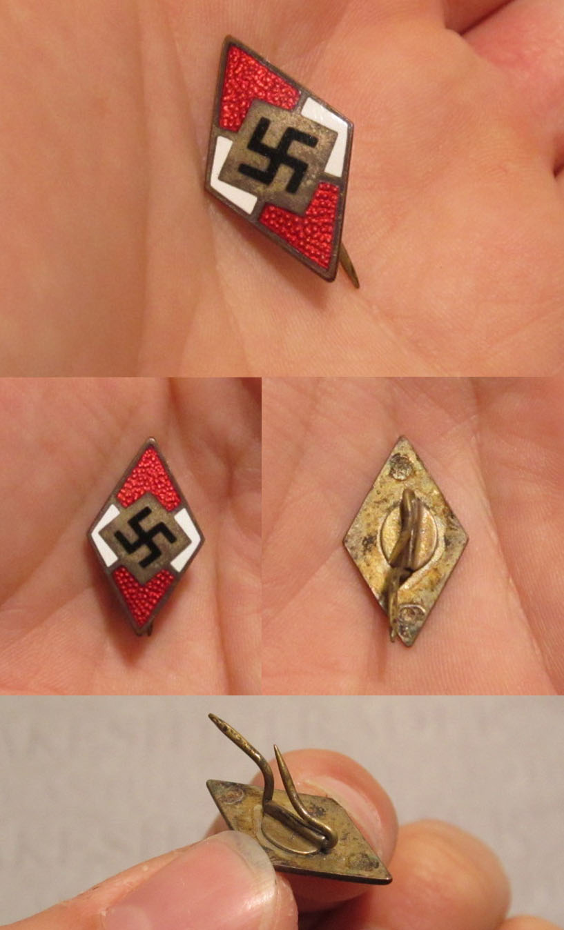 Hitler Youth Visor/Cap Badge