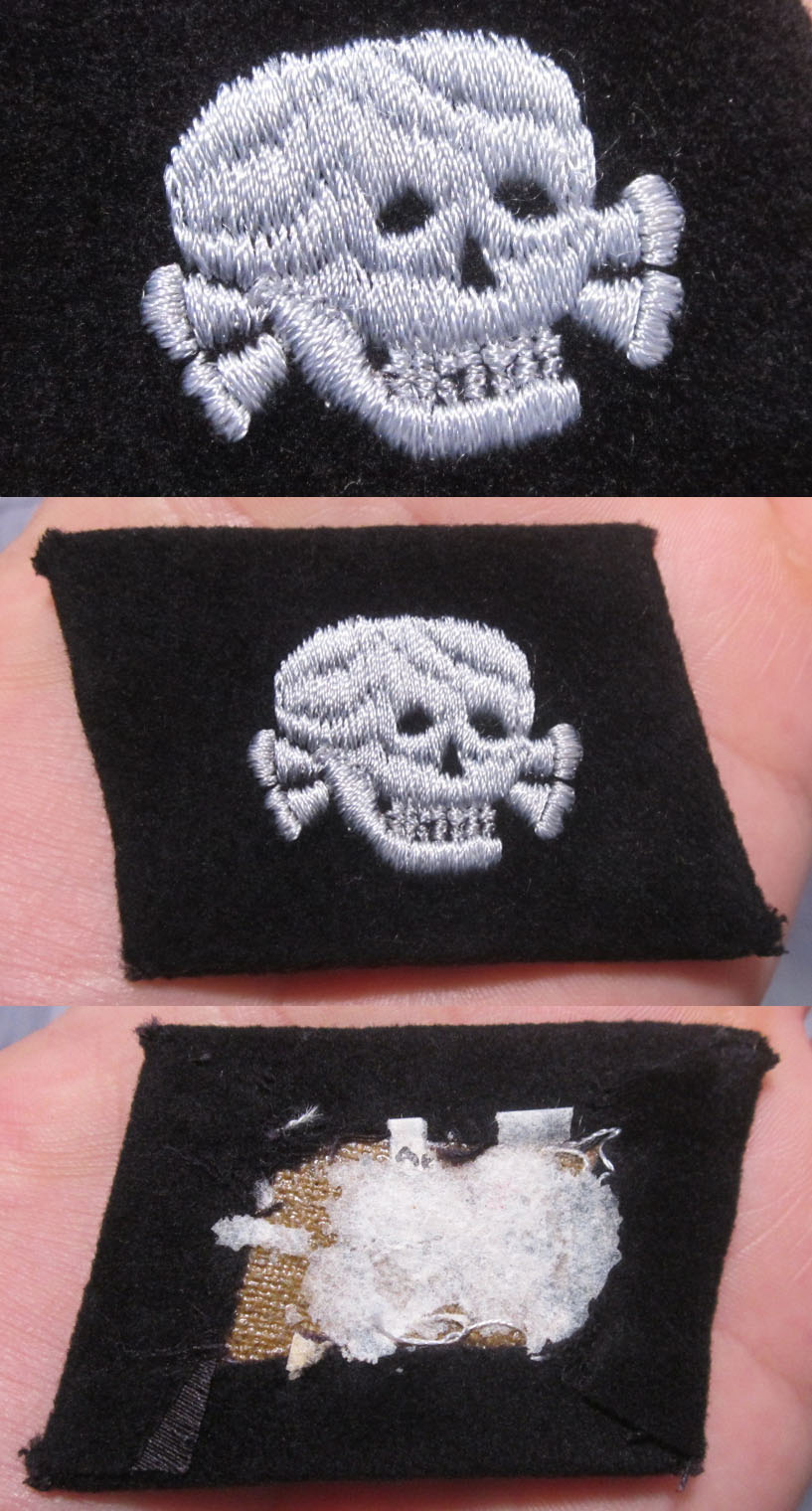 SS Totenkopf Collar Tab