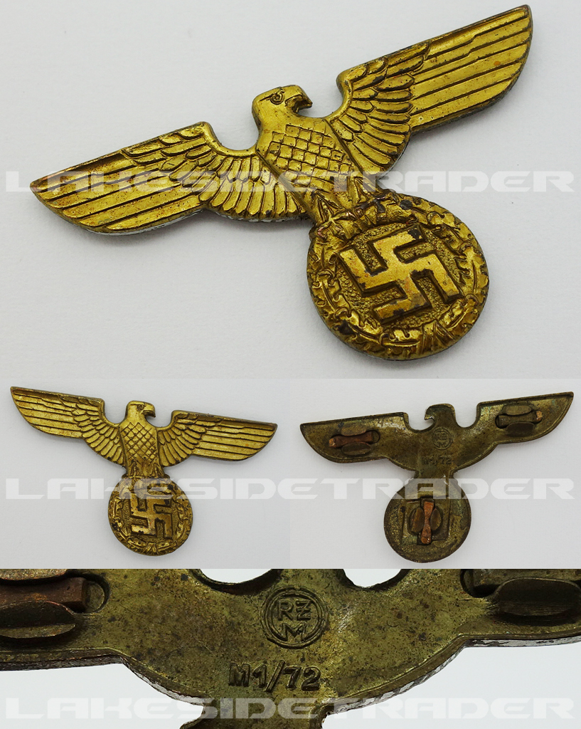 NSDAP Administrative Collar Tab Eagle by RZM M1/72