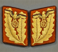 A Pair of Collar Tabs for a Gauleiter