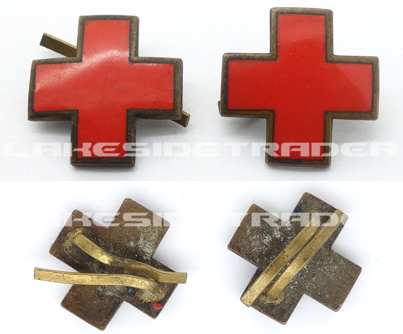 Red Cross Collar Tab Insignia