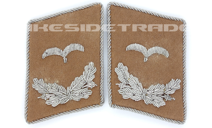Luftwaffe Signals Leutnant Collar Tabs
