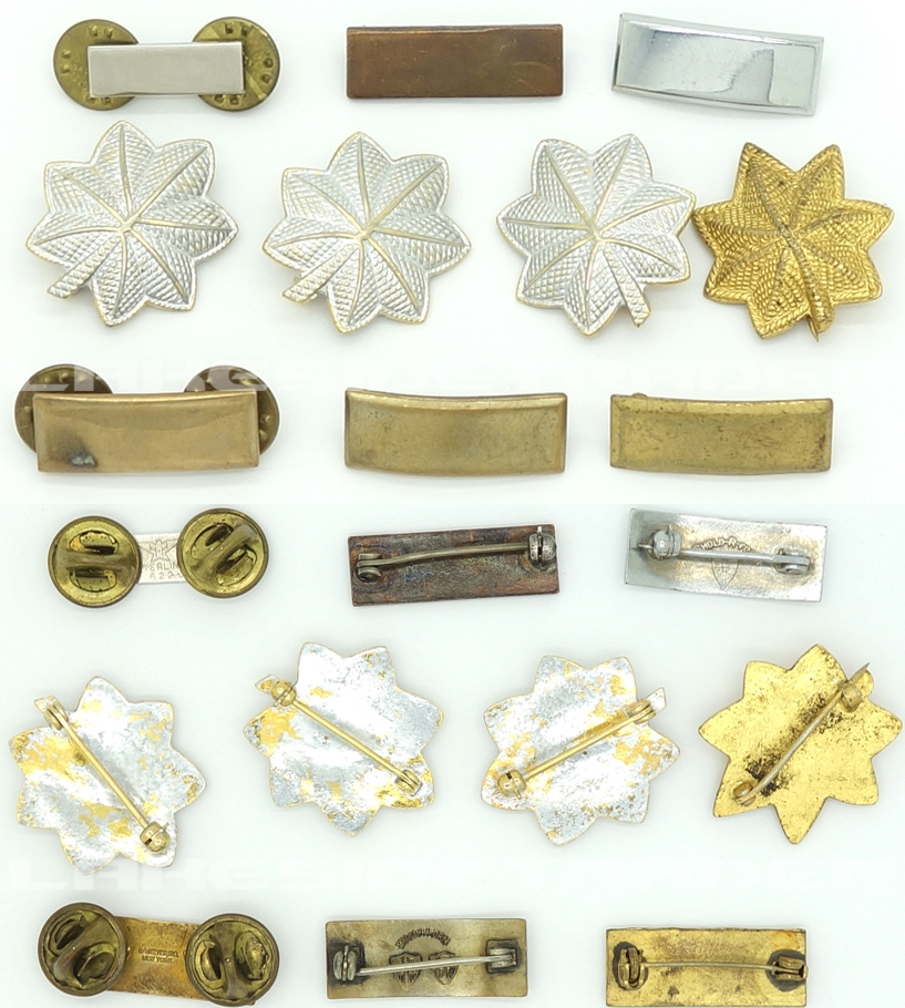 10 piece - US Army Rank Insignia Group