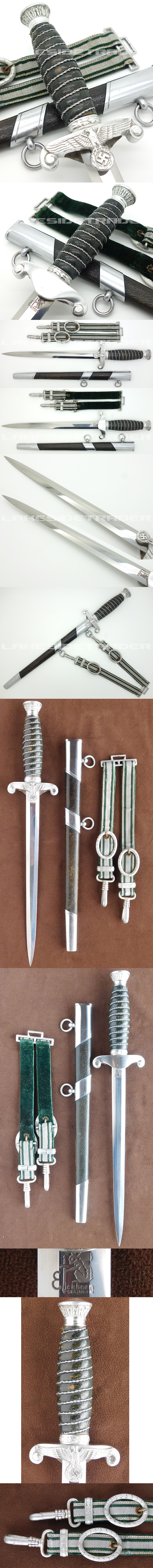 Land Customs Dagger with Hangers by Eickhorn