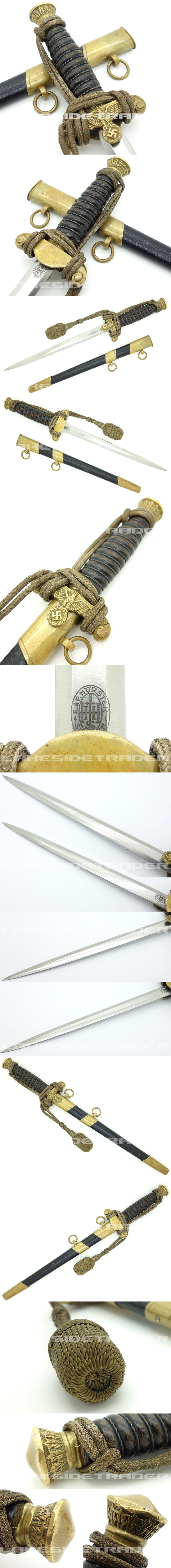 Water Customs Dagger by E.&F. Hörster