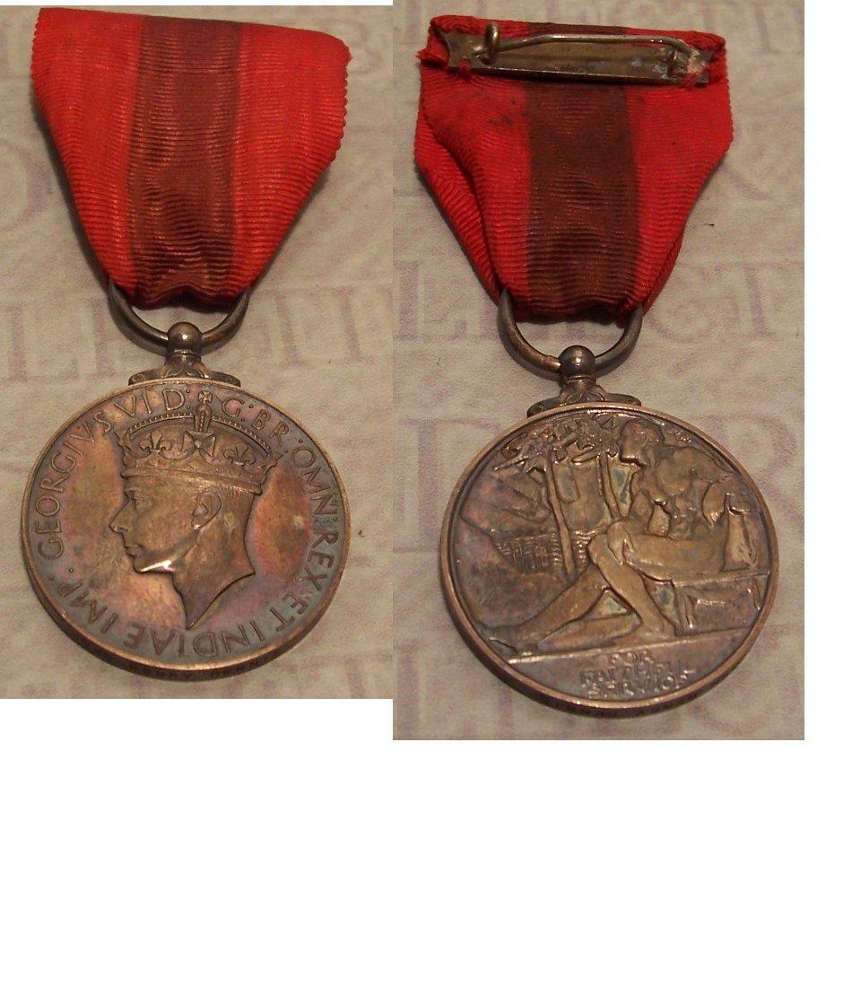 Imperial Service Medal George VI