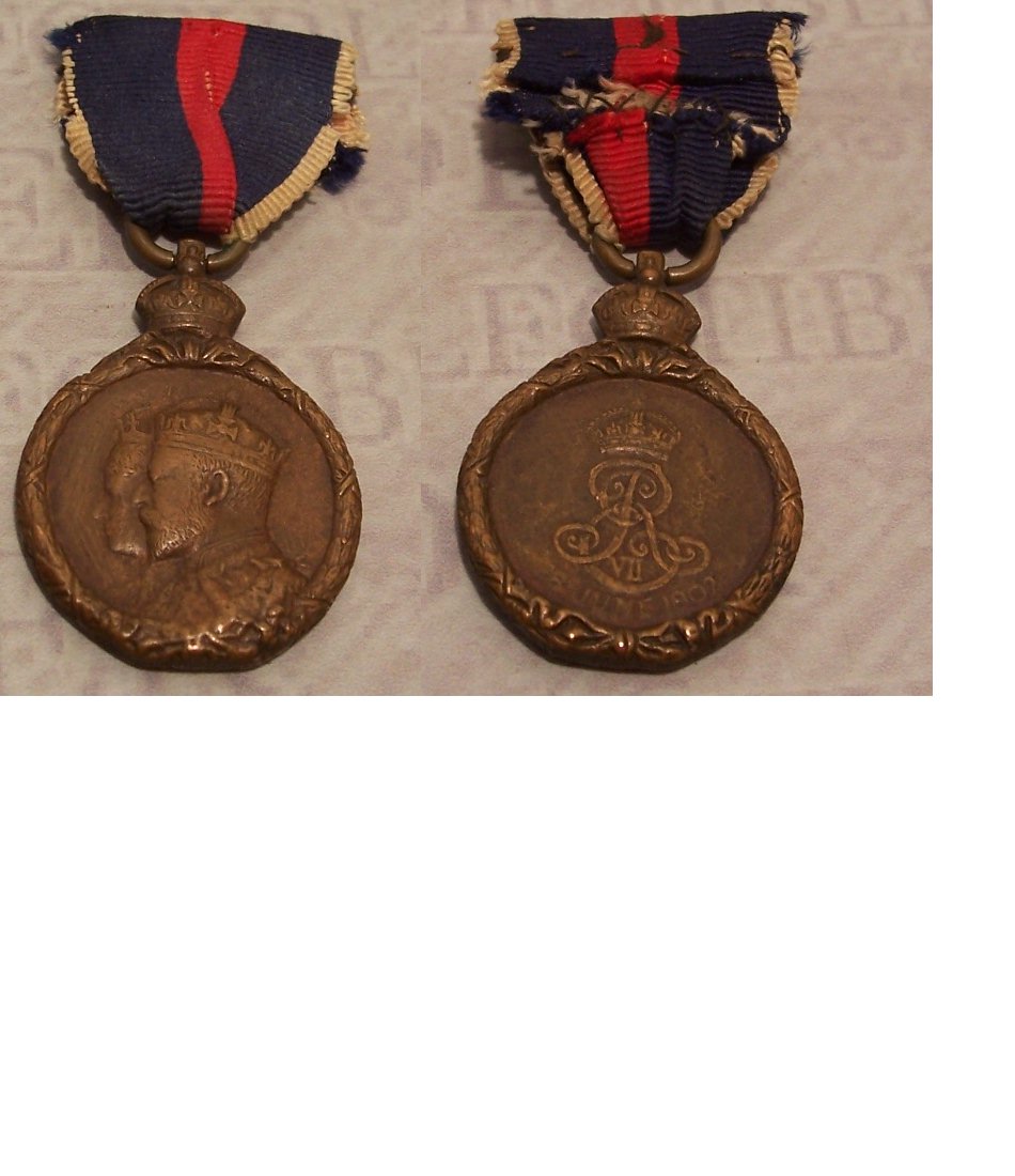 Coronation Medal 1902 in Bronze