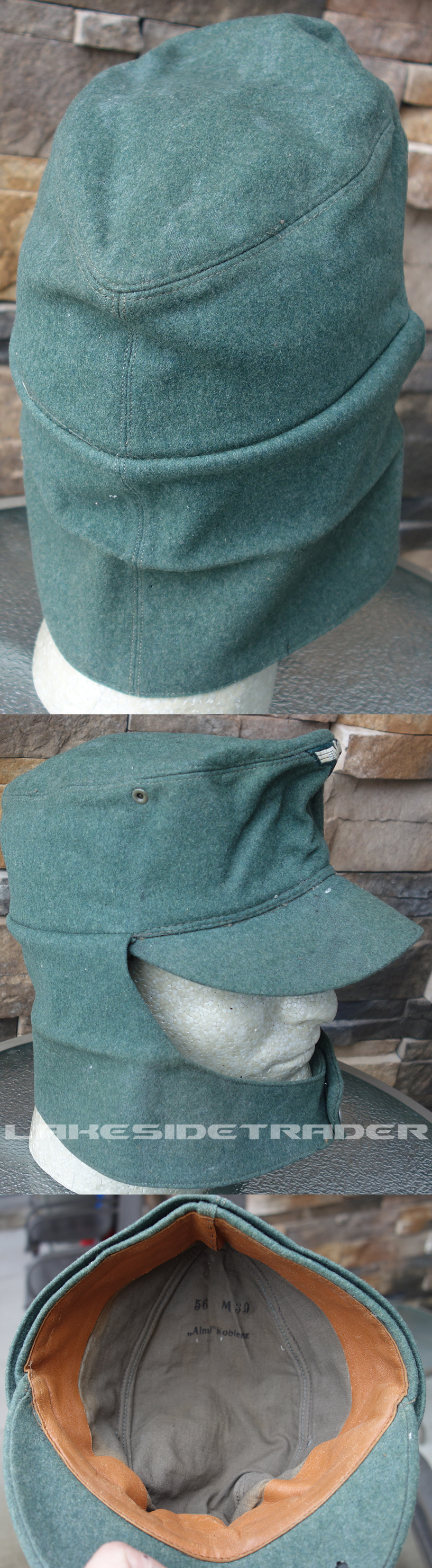 Army EM M43 Field Cap with Edelweiss