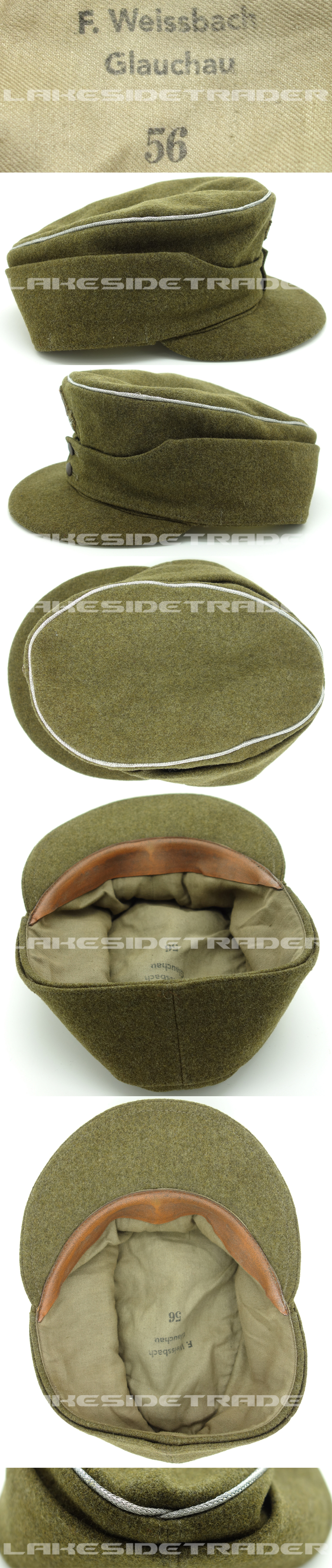 RAD Officer’s M43 Field Cap by F. Weissbach