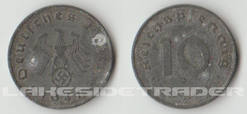 10 Reichspfennig Coin 1941