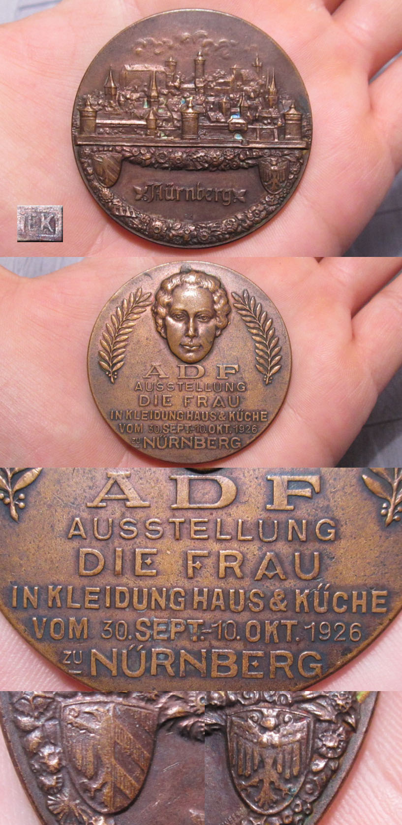 Nurnberg Women's Exhibition Coin 1926